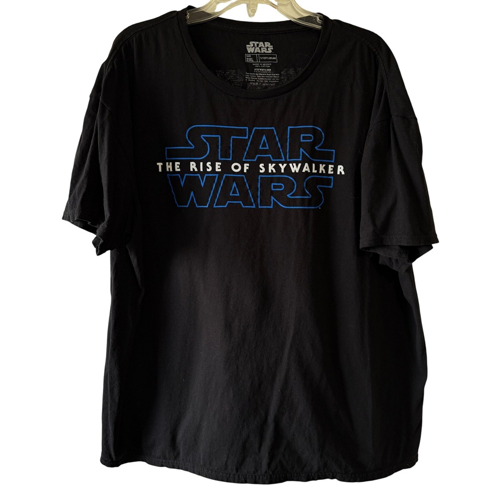 Star Wars The Rise of Skywalker Black Graphic T‎ Shirt Men's Size 2XL